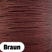Satinschnur 0,8mm braun